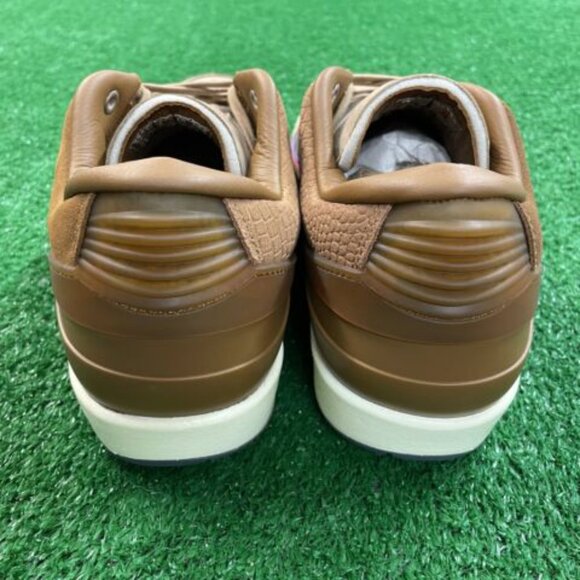 Nike Two 18 x Air Jordan 2 Retro Low Mens Shoes Brown DV7129-222 NEW* Size 7.5 - Picture 5 of 10